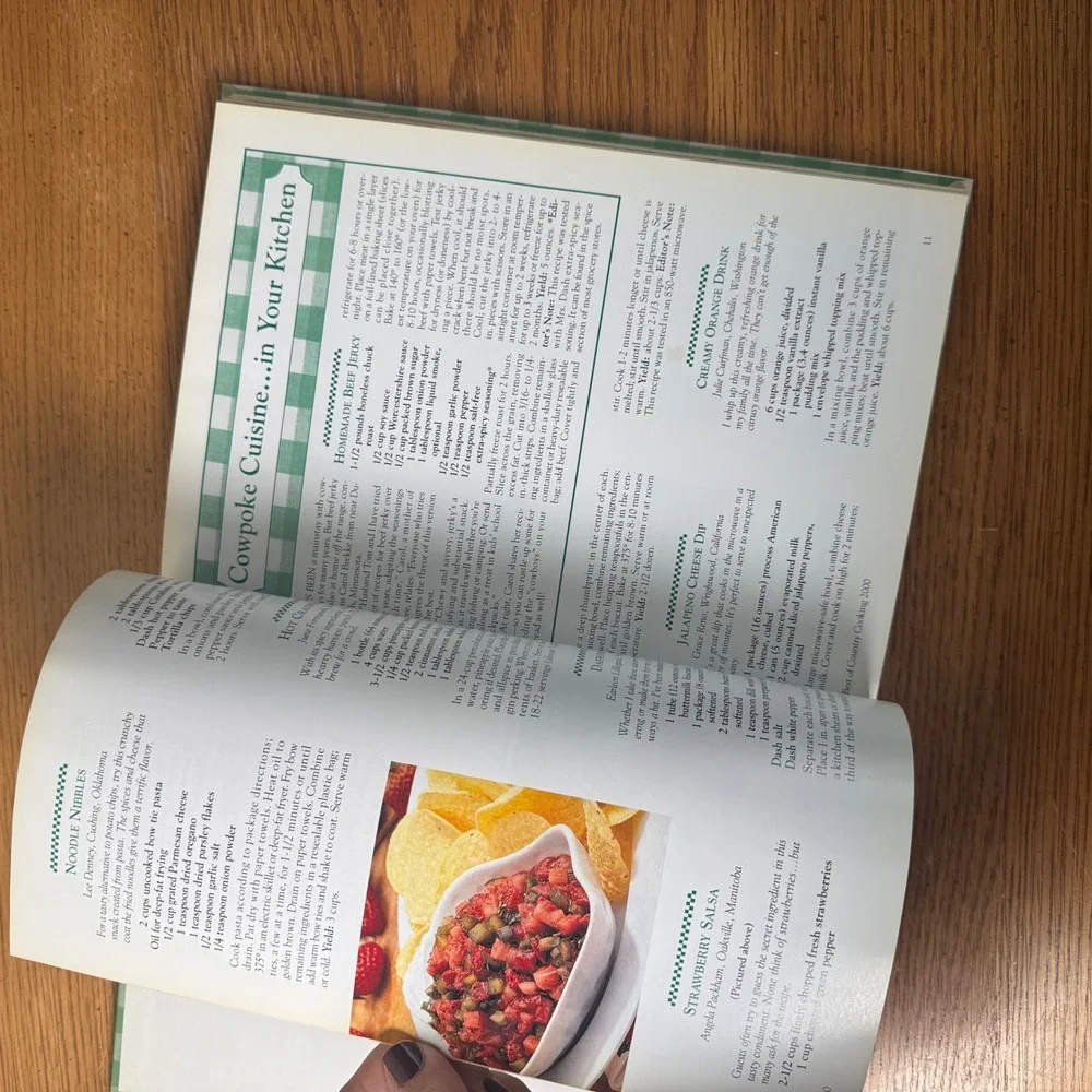 The Best of Country Cooking 2000 Cookbook Reiman Publications Hardcover‎ Gingham